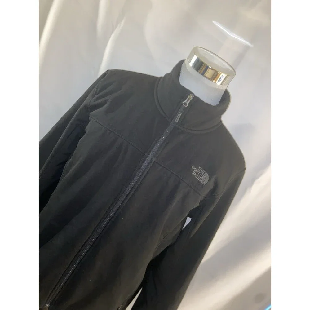 The North Face Windwall Soft Shell Jacket Fleece Lined Men’s XL Black Full Zip